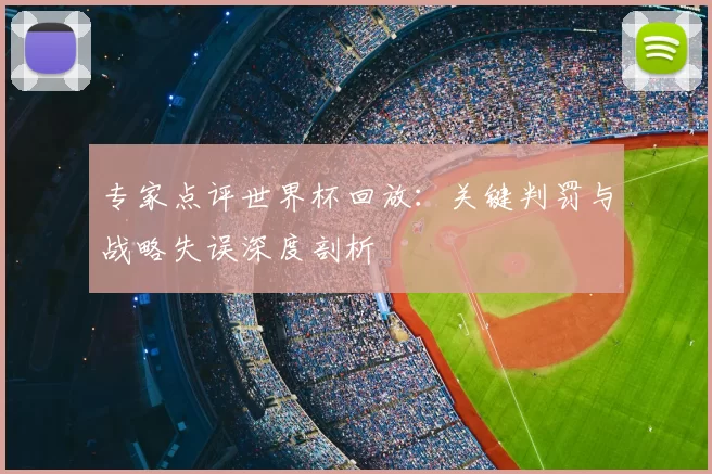 专家点评世界杯回放：关键判罚与战略失误深度剖析
