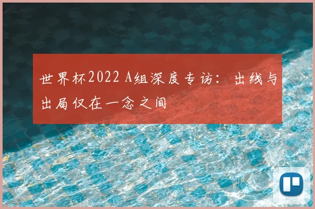 世界杯2022 A组深度专访:出线与出局仅在一念之间